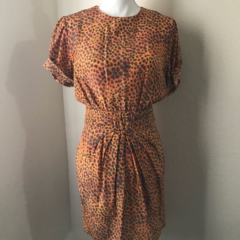 Twenty8twelve animal print silk dress.